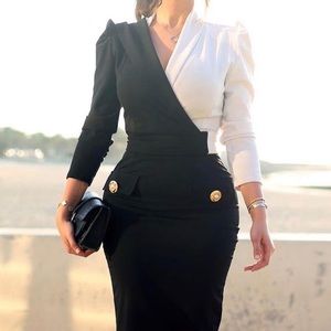“T-Ruth” Colorblock dress
